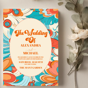 Convite Casamento com Vibrações Divertidas de Praia Boho G