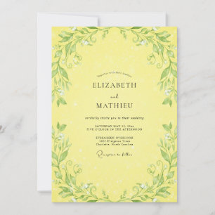 Convite Casamento com Vinha de Limão