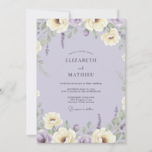 Convite Casamento com Vinha de Marfim e Ametista