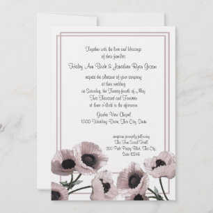 Convite Casamento cor-de-rosa