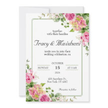 Casamento cor-de-rosa floral