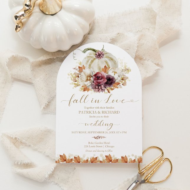 Convite Casamento da Abóbora do Amor (Criador carregado)