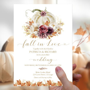 Convite Casamento da Abóbora do Amor