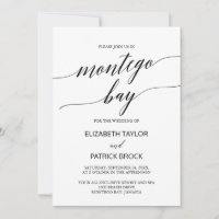Casamento da Baía de Montego Montego Calliografia