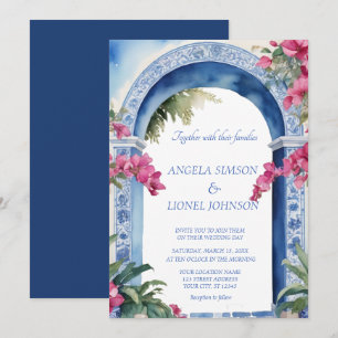Convite Casamento da Costa Amalfi Bougainvillea