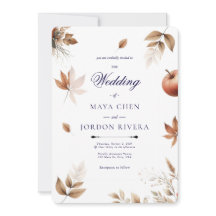 Casamento da época da colheita de outono