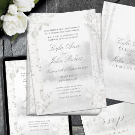 Convite Casamento da Floresta da Árvore Birch