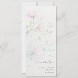 Convite Casamento da Magnolia Rosa Salve a Data
