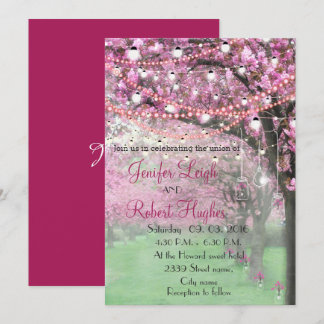 Convite Casamento da primavera da Cherry