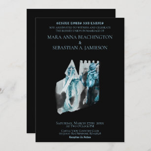 Convite *~* Casamento da Princesa do Castelo Medieval