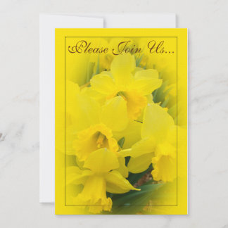 Convite Casamento Daffodils II