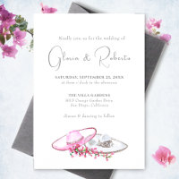 Casamento das Flores Sombrero-Rosa Molhada Bougain