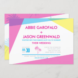 Convite Casamento das Noites de Miami