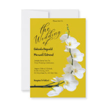 Casamento das Orquídeas Amarelas e Brancas Florais