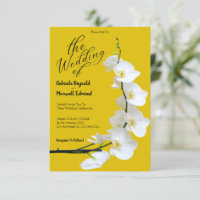 Casamento das Orquídeas Amarelas e Brancas Florais