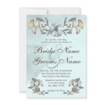 Casamento de Abóbora Azul e Ginkgo