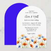 Casamento de Abraço de Flores Selvagens de Verão