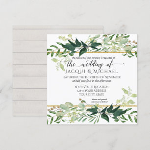 Convite Casamento de adegas Russos Eucalyptus Grove Greene