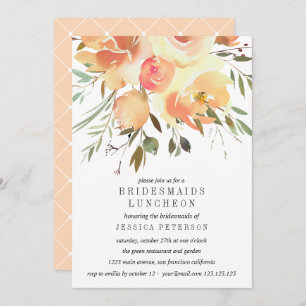 Convite Casamento de Alunos das Flores de Dream Peach