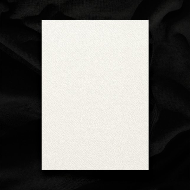 Convite Casamento de amostra de Vazio Felt Ecru 5" x 7" (Felt ecru 5" x 7" white wedding invitation)