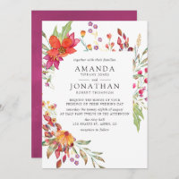 Casamento de Aquarelle Selvagem de Aquarelle