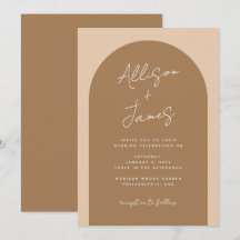 Casamento de Arca Minimalista Moderno Elegante