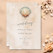 Casamento de Areia Costeira Moderna