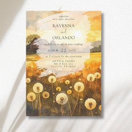 Convite Casamento de Arte em Aquarela do Celeiro do Dente-