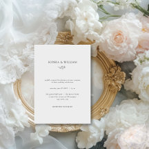 Casamento de Arte Refinada Luxuosa e Simples Elegâ