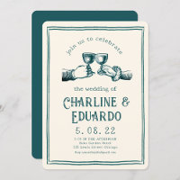 Casamento de Arte Retro Medieval