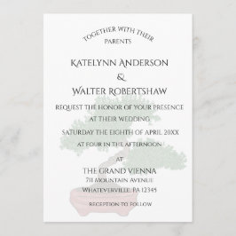 Convite Casamento de Árvore Bonsai