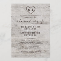 Casamento de Árvores de Madeira Rústica de Birch