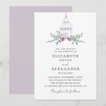 Casamento de aves de capoeira florais florais de c