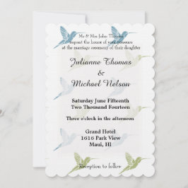 Convite Casamento de Aves Humosas