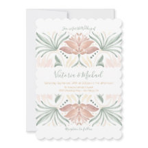 Casamento de azulejo Tropical Floral Mexicana