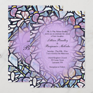 Convite Casamento de Azulejos de Mosaic Floral