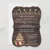 Casamento de Barn Floral de Barrel de Vinho Borgon