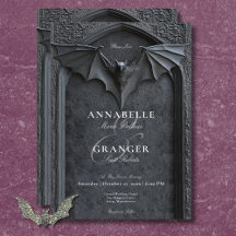 Casamento de Bat e Arco Pretos do Halloween