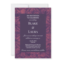 Casamento de Batik de Vinho de Inverno de Ameixa a