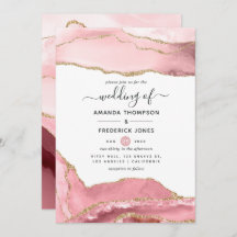 Casamento de Blush e Agate Dourado