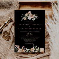 Casamento de Boda Espanhola Floral Real Preta