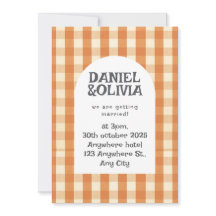 Casamento de Boho Colorido de Onda Colorida Retro