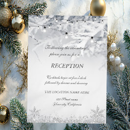Convite Casamento de Branches de Inverno