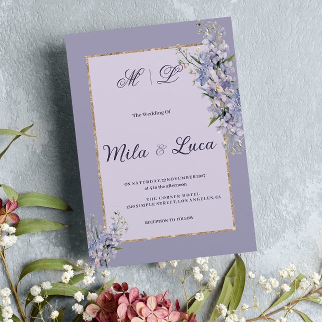 Convite Casamento de buquês florais Pastel (Pastel floral bouquet watercolor Wedding )