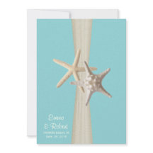 Casamento de Burlap e Starfish Aqua Beach