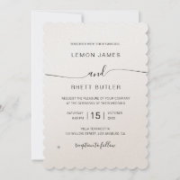 Casamento de Caligrafia de Luxo Refinado Elegante