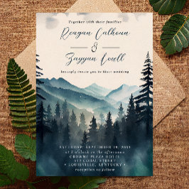 Convite Casamento de Caligrafia por Montanha de Pinheira A