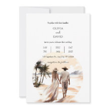 Casamento de Casal de praia sunset tropical Boêmia