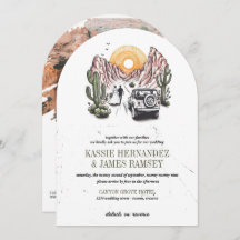 Casamento de Casal fora do canyon