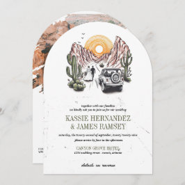 Convite Casamento de Casal fora do canyon